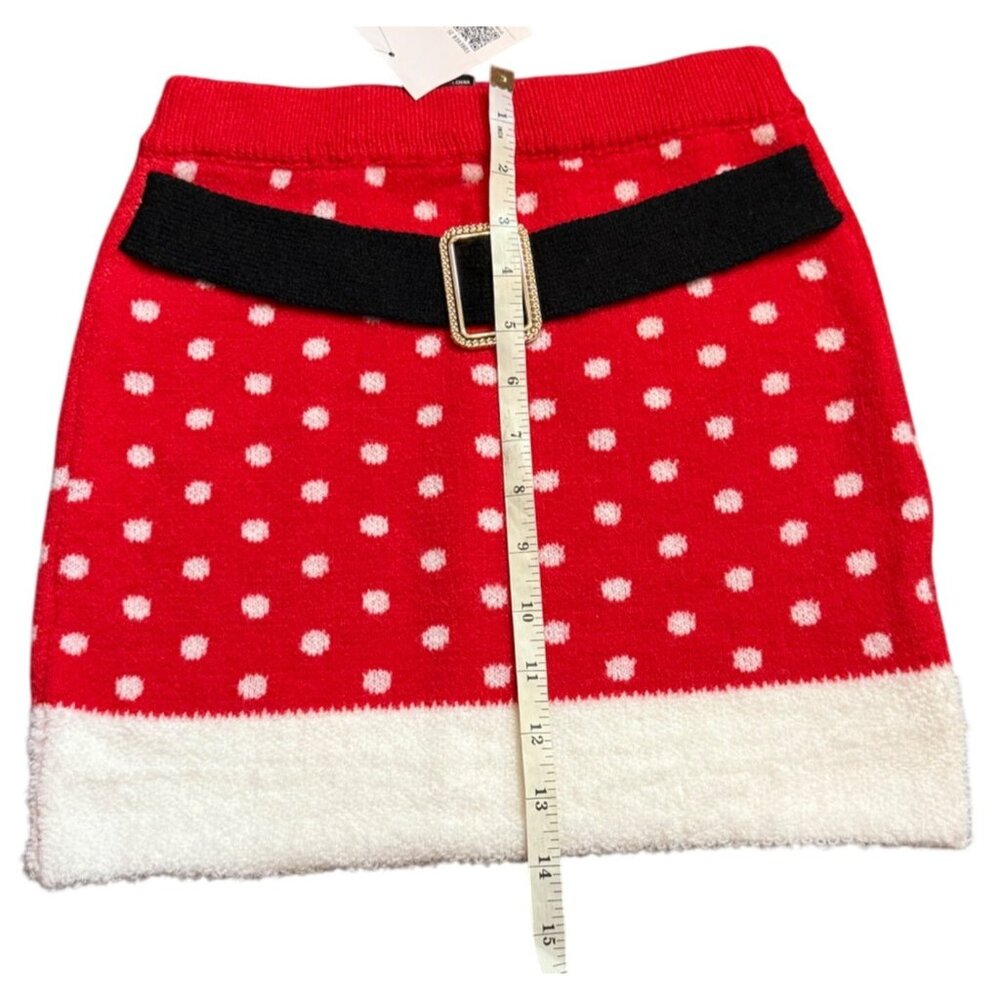 Set of 2 Holiday Knit Mini Skirt Ugly Christmas Sweater Skirts Forever 21 XS - Picture 5 of 10